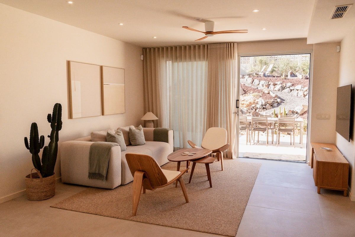 Interior de una vivienda vacacional gestionada por HZ Tenerife
